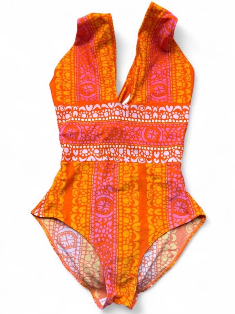 Anthropologie Marimekko Lilka Pidot Maillot One Piece Swimsuit Women's Small